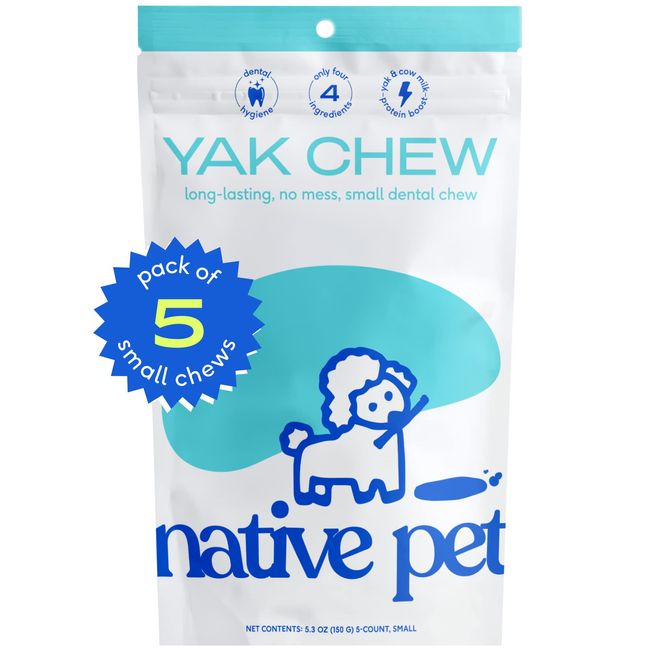 Native Pet Yak Chews (5 Small Chews)