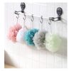 YUEMING 5 pcs Mesh Pouf Bath Sponge, Bath Sponge Shower Loofahs Balls, Mesh Loofah Body Exfoliating Shower Ball Shower Sponge for Women and Men(Random Color）