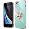 iPhone SE Case, 3rd Generation, 2nd Generation, Ring, iPhone 8 Case, iPhone7, iPhone SE3, SE2 Cover, Shockproof, Slim, TPU Soft, Silicone with Ring, Thin, Stand Function, 360 Rotation, Car Holder