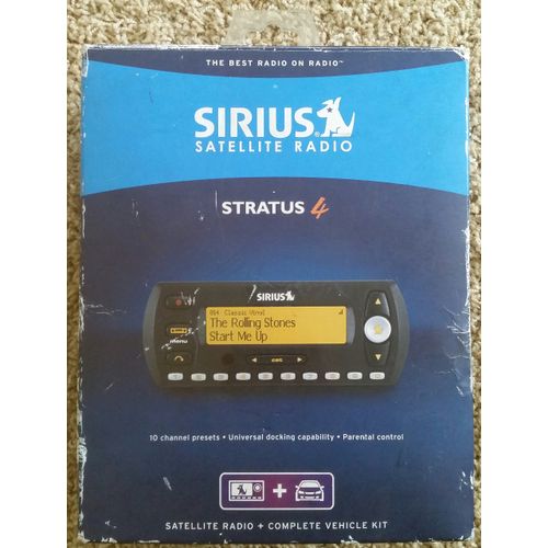 SIRIUS Stratus 4 Plug-and-Play Satellite Radio Receiver with Vehicle Kit