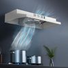 230CFM 30 inch Under Cabinet Range Hood White Painted 2 Speed Kitchen Vent LED
