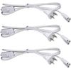 3PCS 5FT POWER CABLE With Switch For T8 T5 Integrated LED Tube Light Replacement
