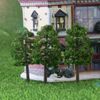 BESPORTBLE 20pcs Artificial Trees Architectural Micro 9CM Imitation Landscape Tree Model Scenery
