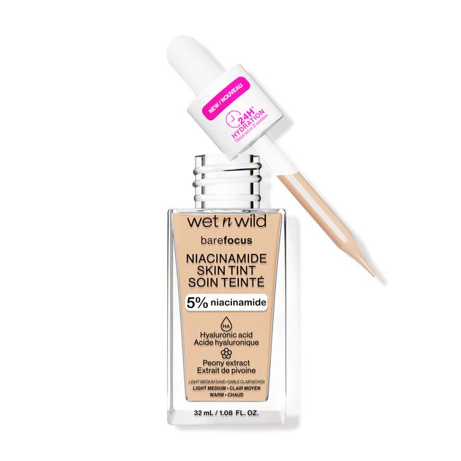 wet n wild Bare Focus Niacinamide Skin Tint | Light Medium Sand