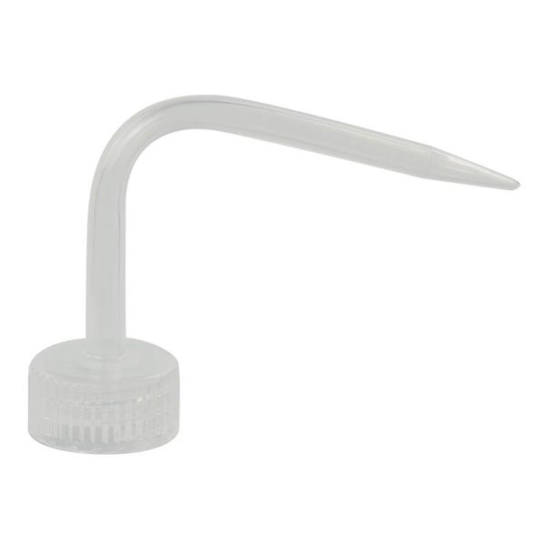 28 mm Natural Replacement Polypropylene Plastic Wash Bottle Cap and Spout (12 Pack)