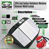 Solar Power 294 LED PIR Motion Sensor Outdoor Security Garden Wall Lamp Light