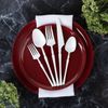 Disposable Heavy Weight White Plastic Knives 256pcs