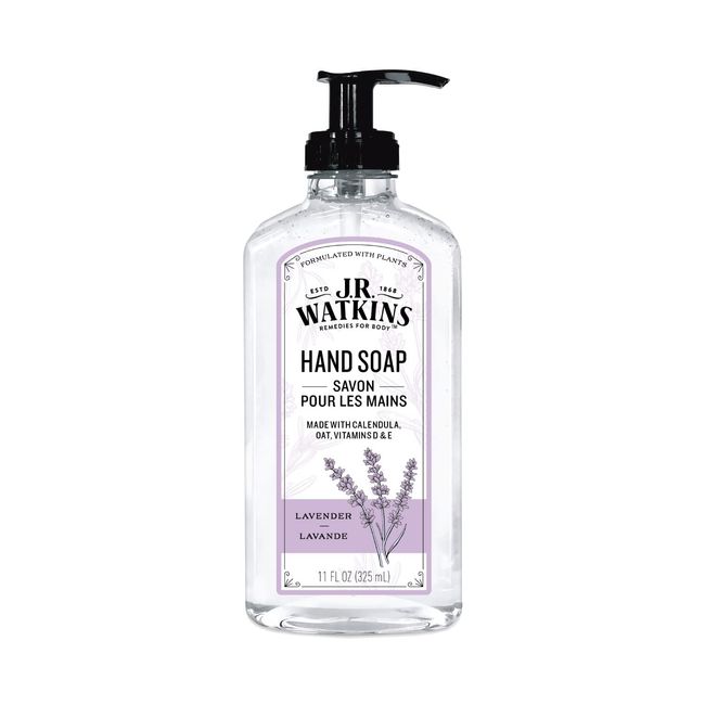 J.R.Watkins WT/Hand Soap, Lavender, 11.8 fl oz (325 ml), Hand Wash, Stylish