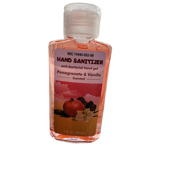 FourstarHand Sanitizer 1Ea 3oz Bottle Pomegranate/Vanilla Scent Hand Gel-SHIP24H