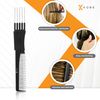 Kobe Pro Metal Prong Comb - Effortlessly Add Volume and Control to Hair, Ergonomic Design, Dual-Sized Teeth, Stainless Steel section Pins – Ideal for Back-combing, Root Lift, Sectioning and Smoothing. - Durable, Anti-Static, and Chemical Resistant