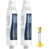 AQUA CRESTR RV Inline Water Filter with Hose Protector,KDF Filter for RVs, NSF