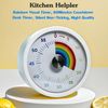 Keduzer Visual Timer, Kitchen Timer Rainbow Disk 60 Minute Countdown Timer for Kids and Adults, Silent Time Management Tool(Rainbow)