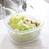 OKA Vegetable Stocker, White, Regular Veggie Maji Series