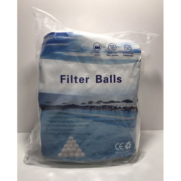 3.3 lbs Pool Filter Balls Eco-Friendly Fiber Filter for Pool/Aquarium