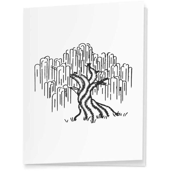 4 x 'Willow Tree' Gift Tags/Labels (GI00041557)