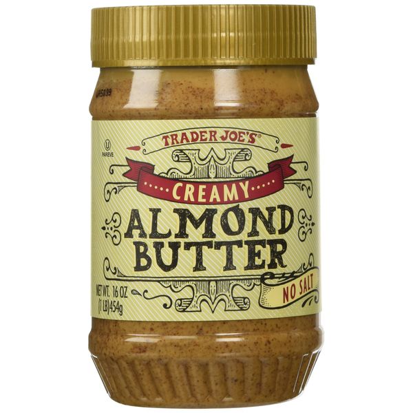 Trader Joe's Creamy Almond Butter No Salt 16 Oz