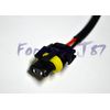 Conversion Wire H7 to 9006 Two Harness Low Beam Female Bulb Replacement Socket