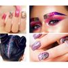 Mysense 30 Colors Glitter Eyeshadow Palette,Party Diamond Pressed Pighmented Mineral Ultra Makeup Shimmer Sequined Palette,Long Lasting Waterproof Eye Shadow Power (2 pcs)