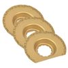 FB3K-D 63mm Semi-Circular Carbide RASP, 8mm Offset Mount Fits Fein Supercut