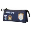 Star Wars Pilot Fan Triple Pencil Case, Dark Blue, Pilot Navy Blue, Fan Triple Pencil Case Pilot