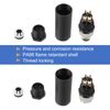 sourcing map 5Pcs 3 Pin M8 Male Aviation Connector Wire Plug A Coding 8mm Circular Sensor Connector Waterproof IP67 for Cable