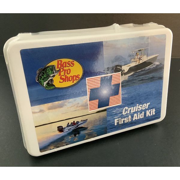 FREE SHIP, NEW BASS PRO SHOP CRUISER FIRST AID KIT, 160 PCS; SEALED; EXP 6/2017