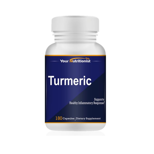 Your Nutritionist-Turmeric-Curcumin-Joint- anti-inflammation-180 Capsules-90 Day