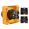 Heschen Red Sign Momentary Emergency Stop Switch Push Button Switch 660V 10A with Box NC