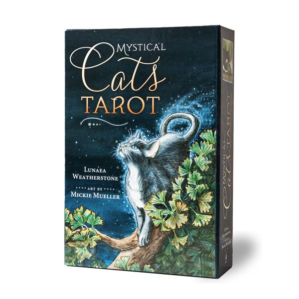 Tarot Cards, 78 Cards, Tarot Divination Cats, Mystical Cats Tarot, Japanese Instruction Manual Included (English Language Not Guaranteed)