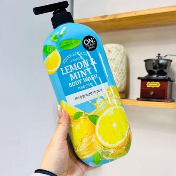 On the Body Super Botanic Body Wash Lemon &amp; Mint 900ml