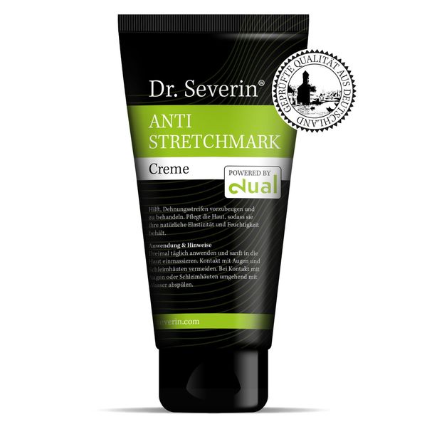 Dr. Severin Anti Stretch Mark Creme powered by DUAL I Prevent + remove stretch marks during muscle building + pregnancy I Effective Ointment I Innovative care after every workout