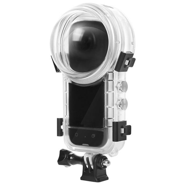 50M Invisible Dive Case Compatible with Insta360 X3 Action Camera Waterproof Case with Bracket Accessories 164FT Underwater Photography Housing for Insta 360 X3 Dive Housing