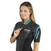 Cressi Playa Flex Lady 3mm, Black/Azure, XL