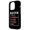 iPhone 14 Pro Funny Calligraphy my ideal day Case