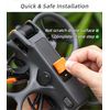 Avata 2 Foldable Quick Release Extension Leg - Heightened Landing Gear Protection Bracket (Orange Gray)
