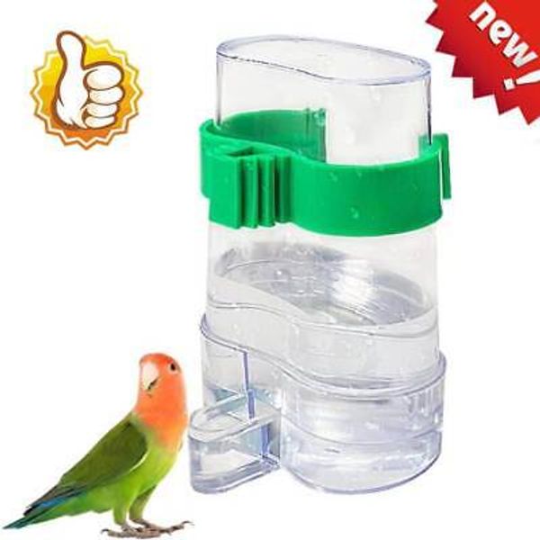 Cage Drinker Bird Water Dispenser Bottle Auto Feeder For Pet]Budgie-Finch-Parrot