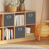 Yunkeeeper storage bins Cubes, Fabric Cube Organizer with Handle, Foldable Cube