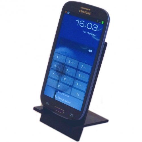 Super Cool Creations Black Acrylic Mobile Phone Stand Two x Mobile Phone Stand