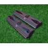 Kimber Elite Charcoal/Ruby Logo Grips, full size