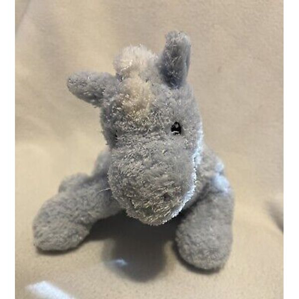 Baby Gund Plush My First Pony Blue Lovey Stuffed Animal Toy Horse Friend J1