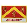 ANGLESEY County Flag Logo Embroidered Iron on Patch Sew on Badge Applique for Clothes