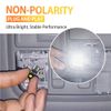 10x LED Car Interior Inside Light Dome Trunk Map License Canbus Plate Lamp Bulb