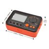Sarini Insulation Resistance Tester Megohmmeter With Backlit LCD Voltage Ohm Counting Test Multifunctional Instrument