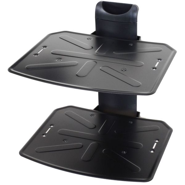 VideoSecu 2 Component Shelf Wall Mount Bracket for DVD/DVR/VCR/Cable Box DDS Box CH4