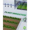 Fertilizer Injector for Drip Irrigation, 0.4%-4% Adjustable Dosing Pump, 3/4'' N