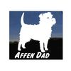 Affen Dad - Affenpinscher Dog Window Decal