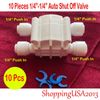 10X Auto Shut Off Valve Push In 1/4-1/4 Quick Connect RO Water Filter System
