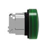 Schneider Electric ZB4BV033 Pilot Light Head, Green, Panel Mount