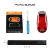 LED Night Safety Light Clip On Strobe Running Cycling Warning Lights Waterproof