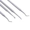 Kingsie 4 Piece Nail Polish Remover Stainless Steel Nail Lifter Nail File Zonde Sweetskin Treatment Curled Nails Thick Nails Feet Nail Care Foot Care Nail Care